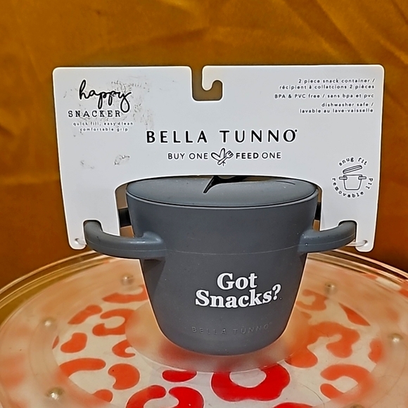 Bella Tunno Other - C Bella Tunno Snack Cup Grey Unisex“Got Snacks cup spill proof baby food bowl Nw